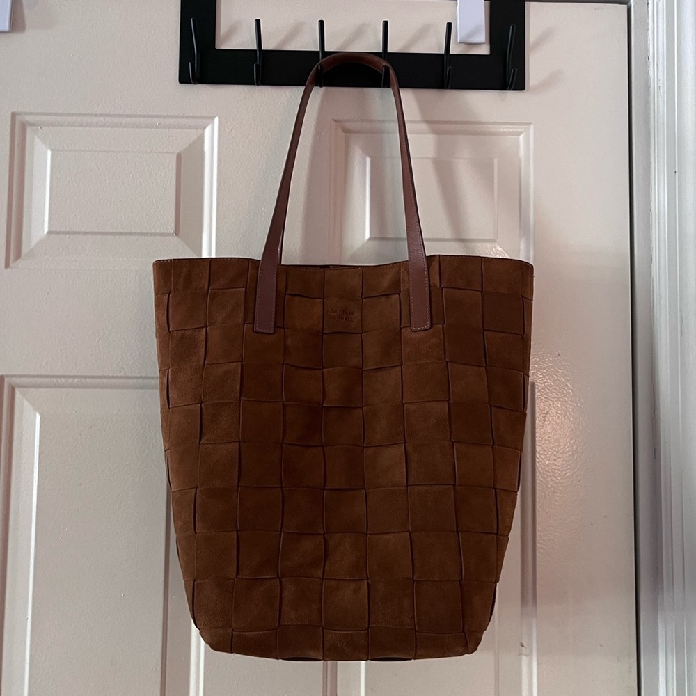Loeffler Randall Suede Woven Walker Bag